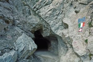 L’entrée du tunnel côté italien